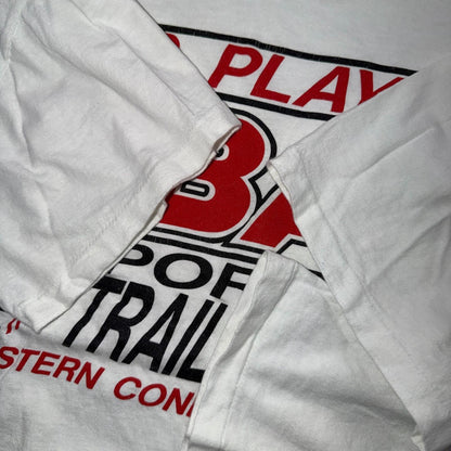 VTG 1990 NBA Portland Playoffs Trail Blazers Western Conference Champs TShirt L