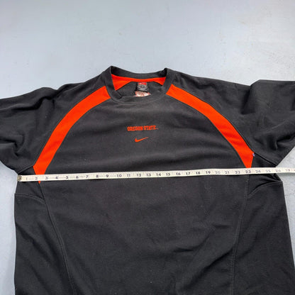 Nike VTG Authentic Team Apparel Oregon State OSU Pullover Center Swoosh XL RARE