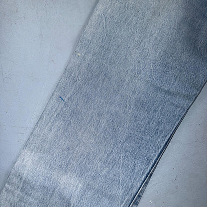 Levis 501 Vintage 80s Redline Selvedge USA XX Jeans Light Wash 34x32 Act 32x29