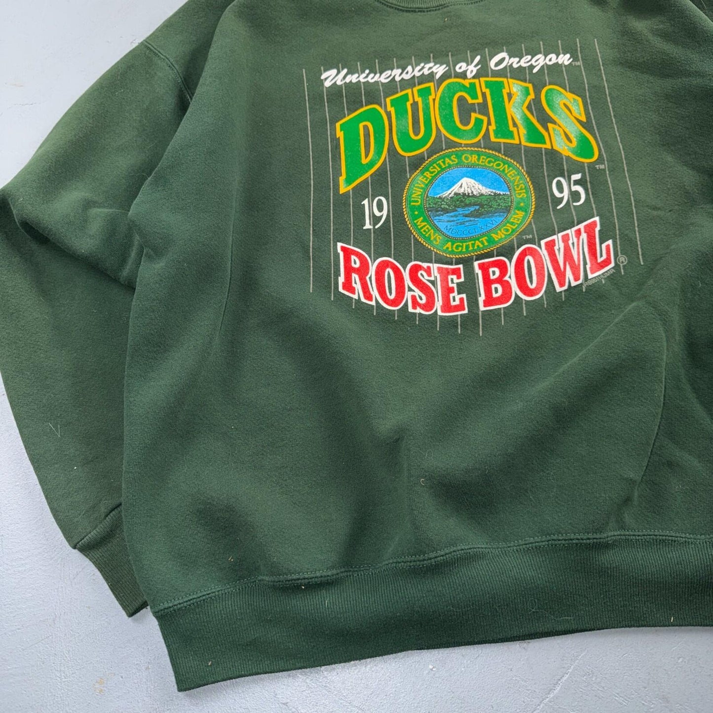 Vintage Oregon Ducks 1995 Rose Bowl Adult XL Crewneck Sweatshirt Jerzees 90s