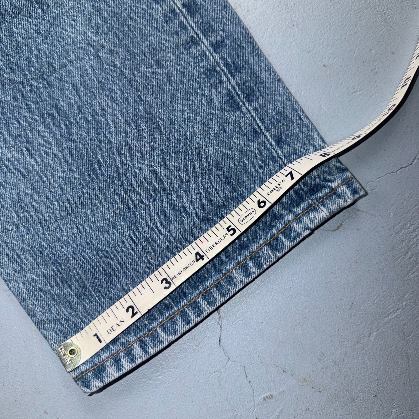 Levis 501 Vintage 90s USA XX Straight Leg Jeans Blue Light Wash 36x32 Act 33x27