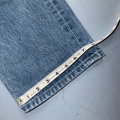 Levis 501 Vintage 90s USA XX Straight Leg Jeans Blue Light Wash 36x32 Act 33x27