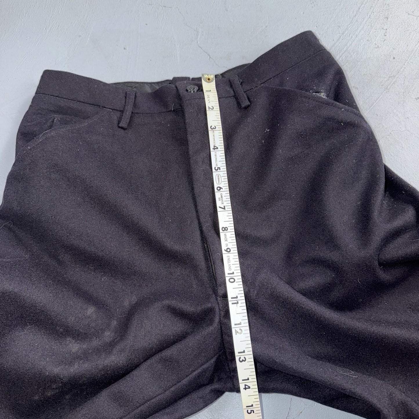 VTG 40s WWII US Naval Clothing Factory Wool Sailor Pants Navy 30L Bell Bottoms