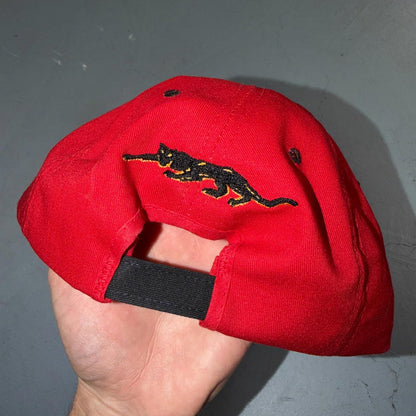 Josta Coca Cola Red Baseball Hat Strapback USA Rare Vintage Trucker