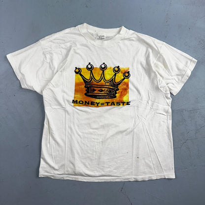 Money Taste 80s Single Stitch Graphic VTG T Shirt Crown Cool Biggie Rap Music
