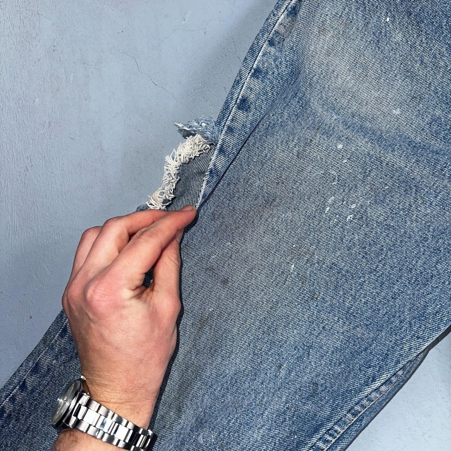 Levis 517 Vintage 80s USA Red Tab Bootcut Flare Blue Denim Jeans Act 34x30