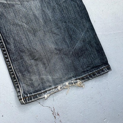 Levis 501 Vintage Y2K XX Straight Leg Jeans Blue Med Wash 33x30 Act 32x28