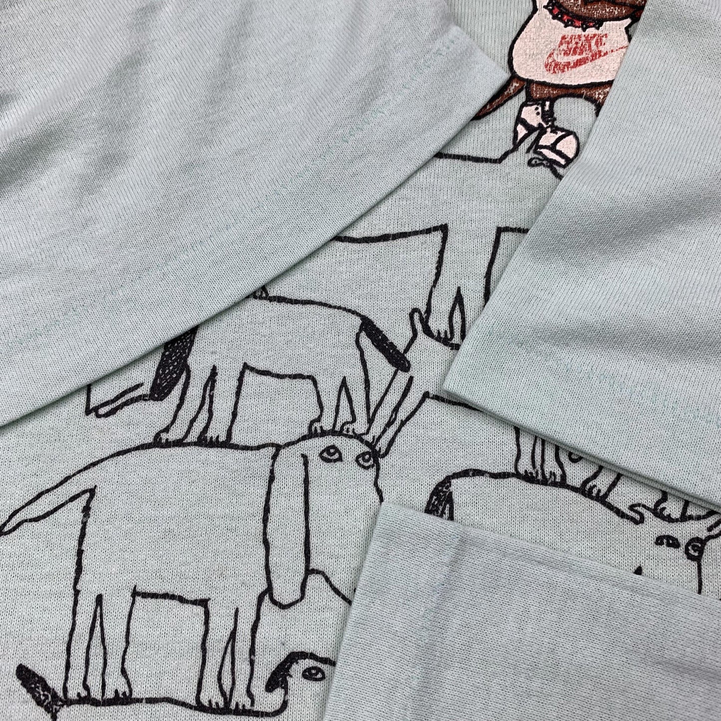 Nike Vintage T Shirt Mens Best Is Best Animals Dog Wolf Jordan Rap Cute Love Box