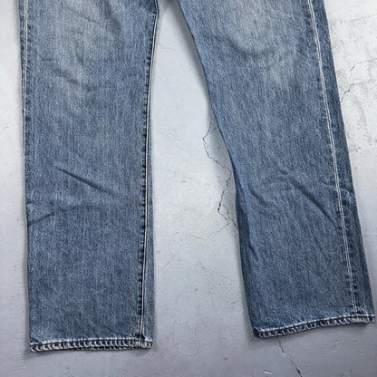 Levis 501 Vintage Y2K 90s XX Straight Leg Jeans Blue Light Wash 38x34 Act 37x34