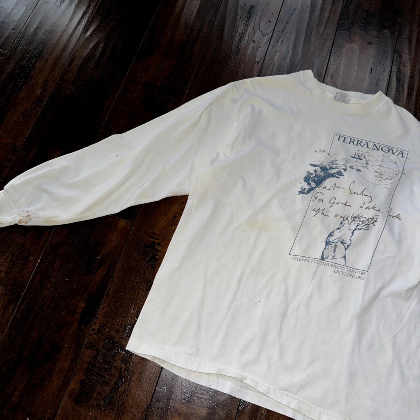 Terra Nova Vintage T Shirt Willamette University Salem Oregon Theatre Music Art