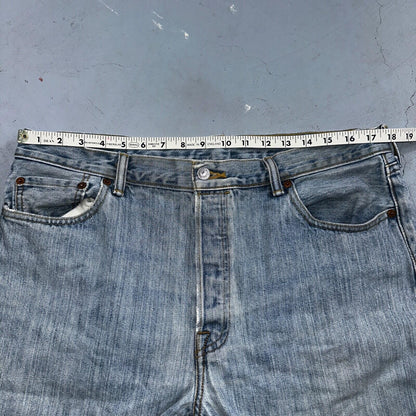Levis 501 Vintage Y2K XX Straight Leg Jeans 36x30 Light Wash 2000s Act 35x29