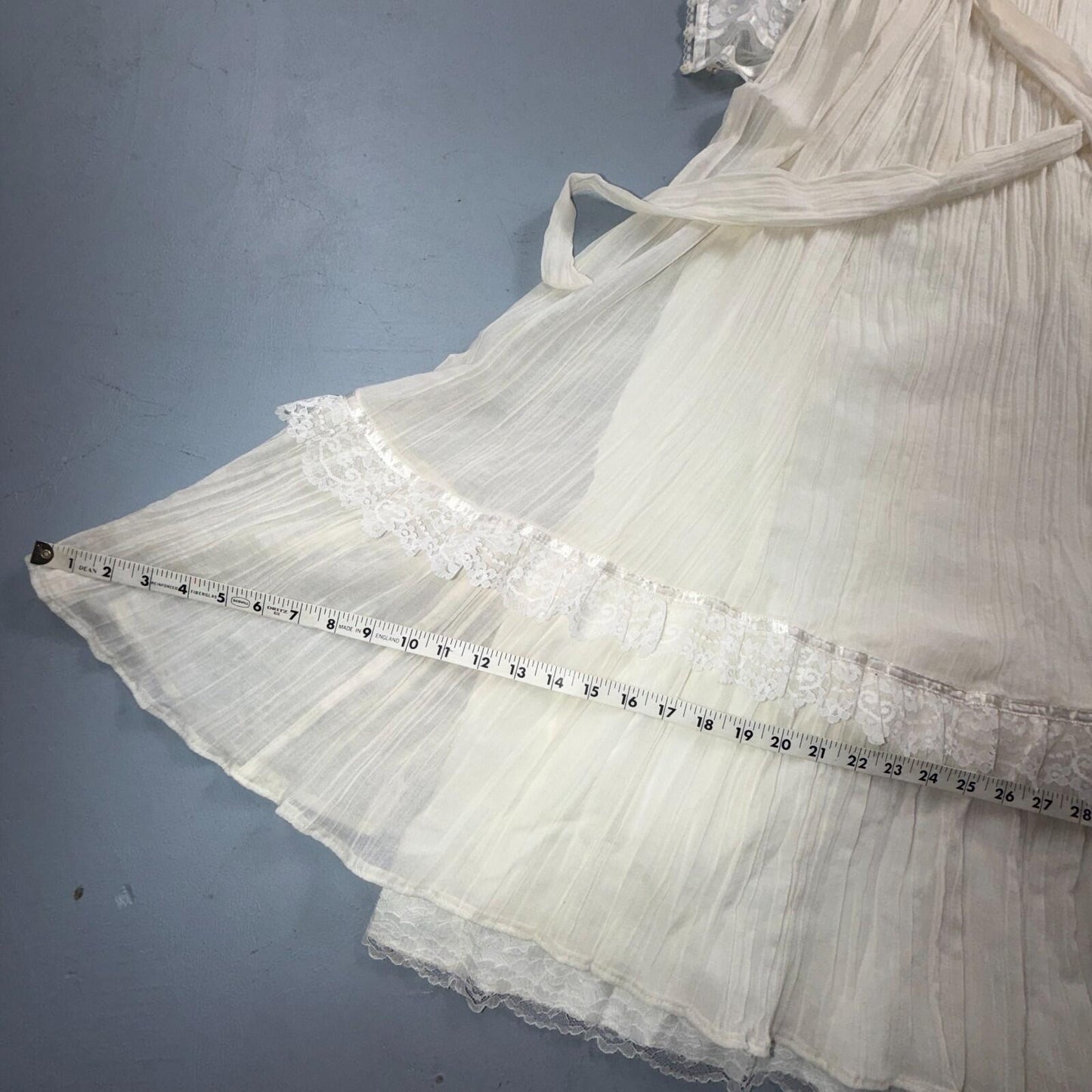 Gunne Sax ? Jessica San Francisco Wedding Dress VTG Lace 1970s Victorian Boho