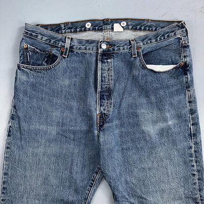 Levis 501 Vintage 90s XX Straight Leg Jeans Y2K Light Wash 40x30 Act 37x30