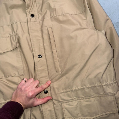 Pendleton Pen West Vintage Tan Beige Thinsulate Jacket Coat Made In USA Size L