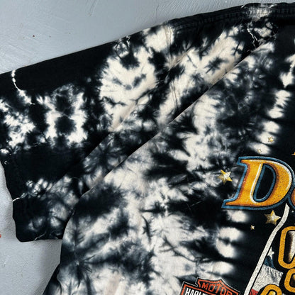 Harley Davidson Dothan Alabama  VTG T Shirt Motorcycle Bike Graphic USA Tye Dye