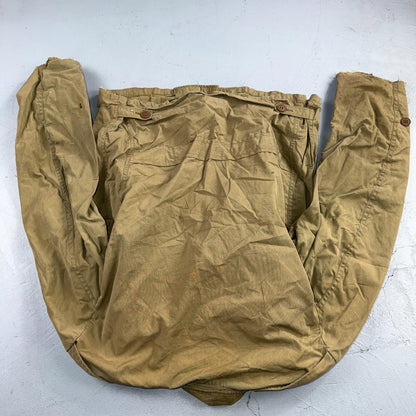 WW2 M41 Army Field Jacket Military 1940s WWII M-1941 Civilian? Unlined Rips