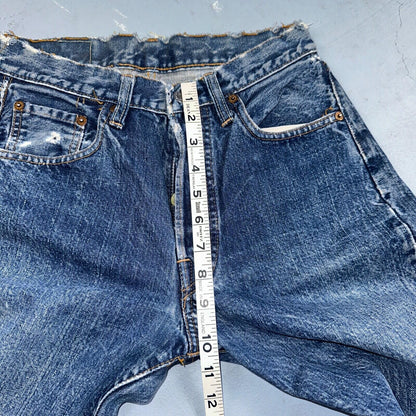 Levis 501 Big E Vintage 60s Redline Selvedge USA XX 1960s Jeans 28x32 Act 26x28