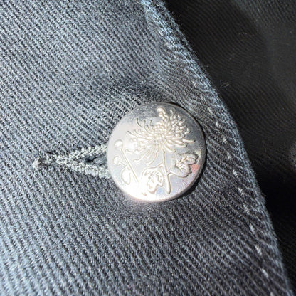 Levis VTG Y2K Silver Tab Denim Jean Jacket Floral Buttons Western Blazer Cowgirl
