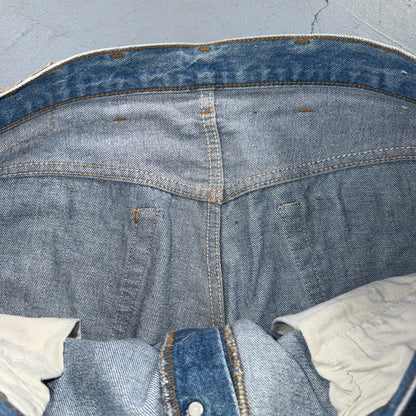 Levis 501 Vintage 80s USA XX Straight Leg Jeans Blue Light Wash 40x33 Act 38x29
