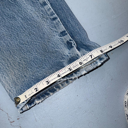 Levis 501 Vintage Y2K 90s XX Straight Leg Jeans Blue Light Wash 34x34 Act 31x30