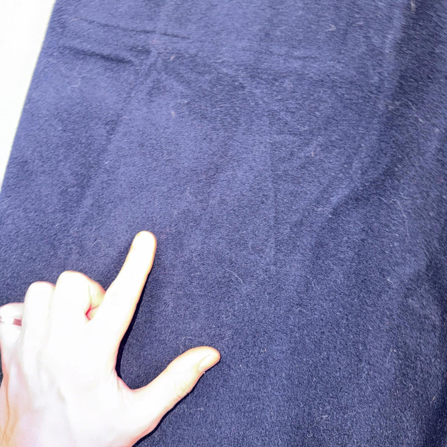 Eileen Fisher Coat Women’s Blue Wool Open Front Oversized Kimono Jacket VTG