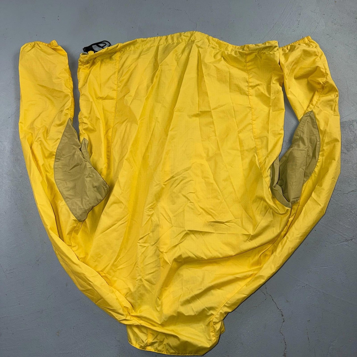 Patagonia Womens Jacket Yellow Medium Velocity Shell Windbreaker 90s VTG Hiking