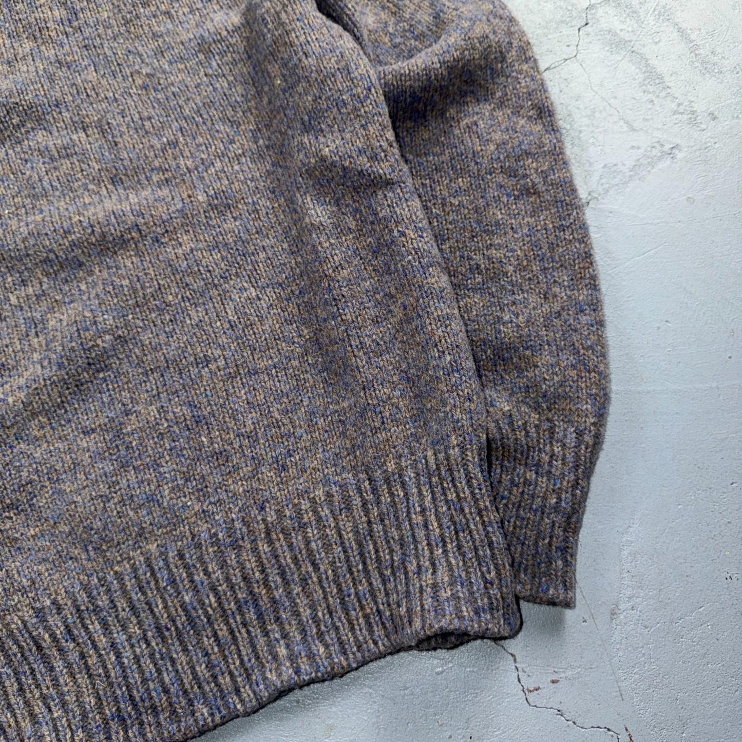 Eddie Bauer VTG Wool Sweater Women's Medium Blue Knit Round Neck Pullover