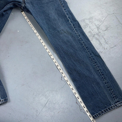 Levis 501 Vintage 80s USA XX Straight Leg Jeans Blue Med Wash 1980s Act 31x31