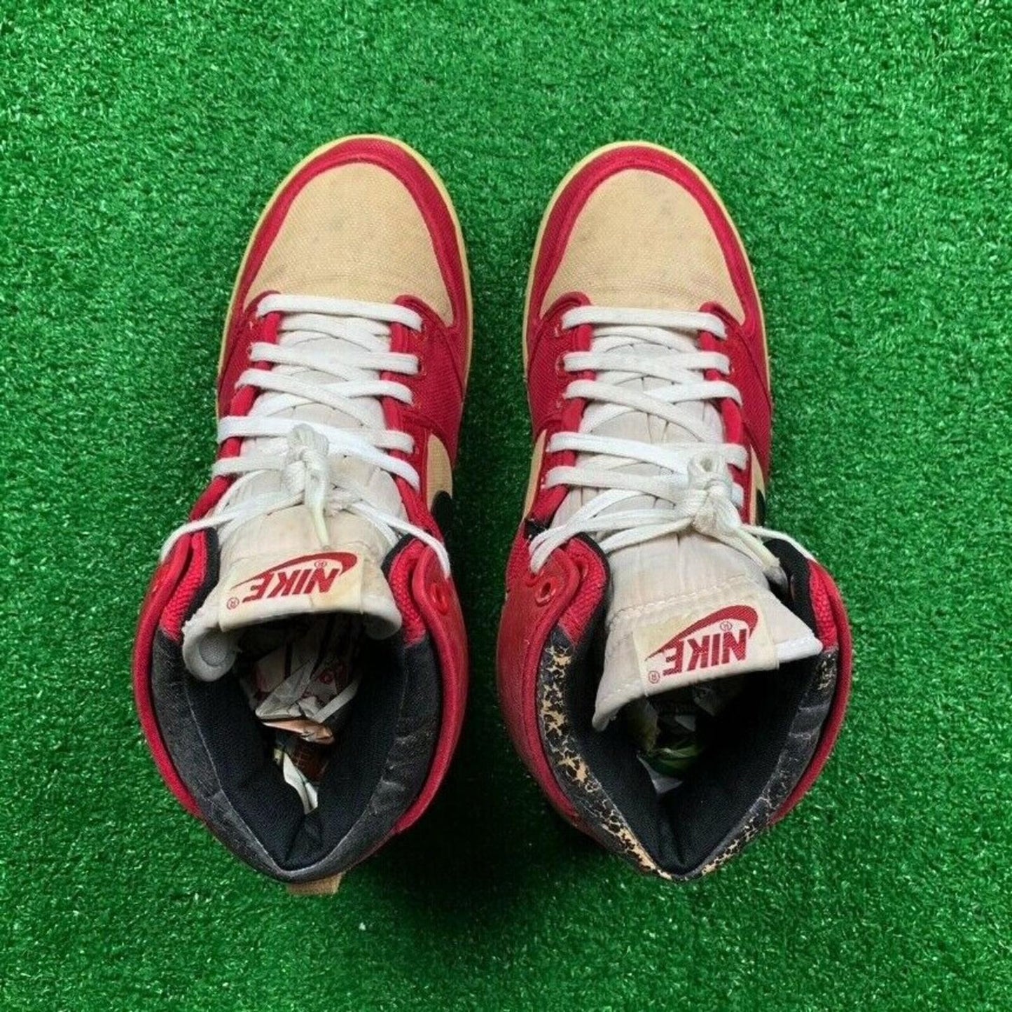 Nike OG 1985 Air Jordan 1 AJKO Chicago Red White Rare Vintage 85 8.5 Bred Royal