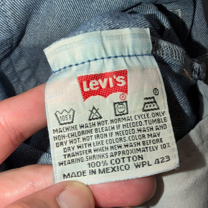 Levis 501 Vintage 90s Y2K XX Straight Leg Jeans Blue Light Wash 36x34 Act 34x30