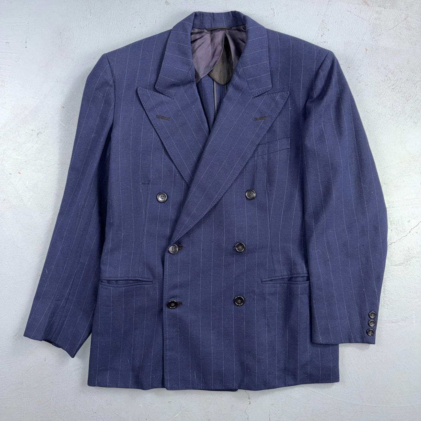 1940s 1950s VTG Mens Double Breast Suit 40 Jacket Coat Pants Union Rockabilly