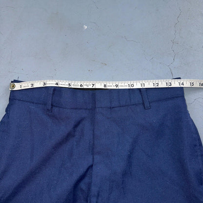 Vintage DPSC Air Force Pants Mens 30R Navy Blue Wool Blend Trouser 28x30 90s