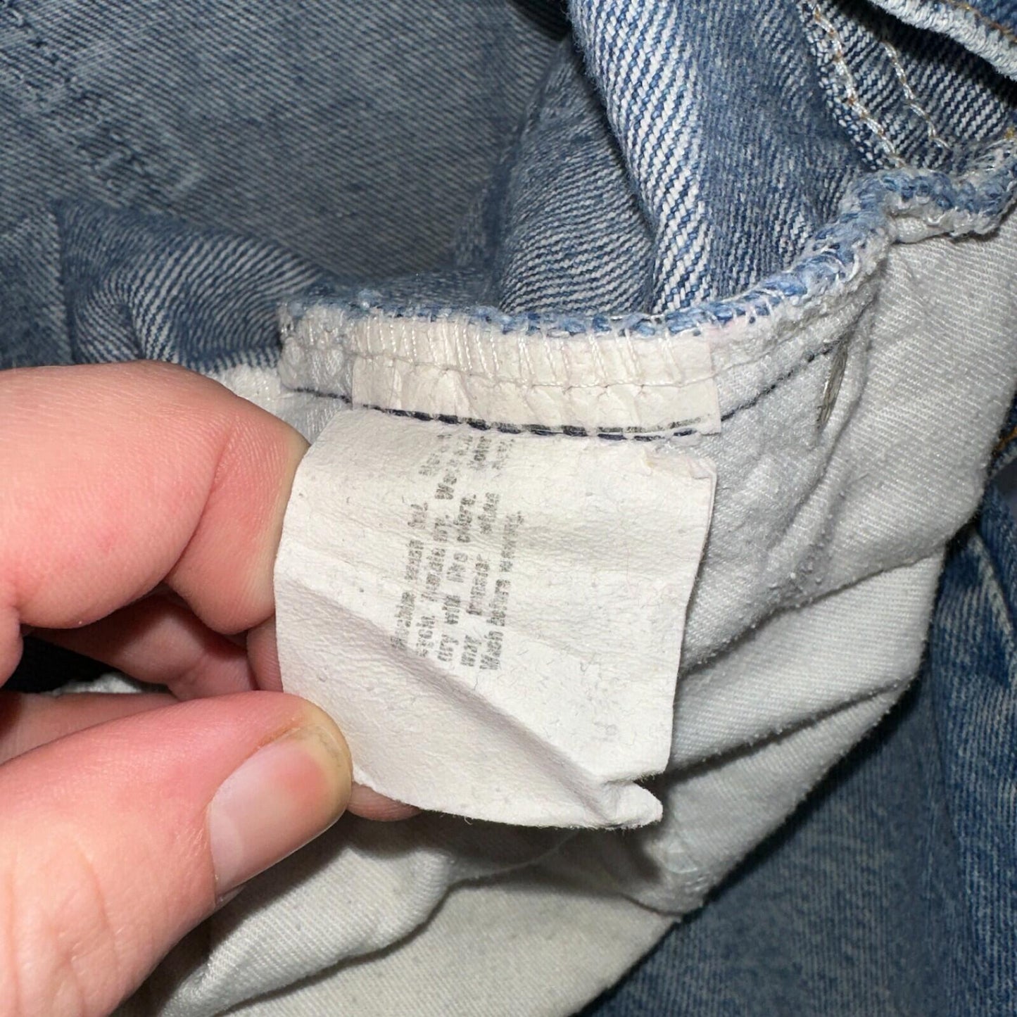 Levis 517 Vintage 80s USA Orange Tab Bootcut Flare Blue Jeans Talon Act 34x28