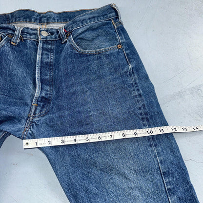 Levis 501 VTG 70s SS Redline Selvedge Jeans XX Med Wash 34x29 Act 31x25
