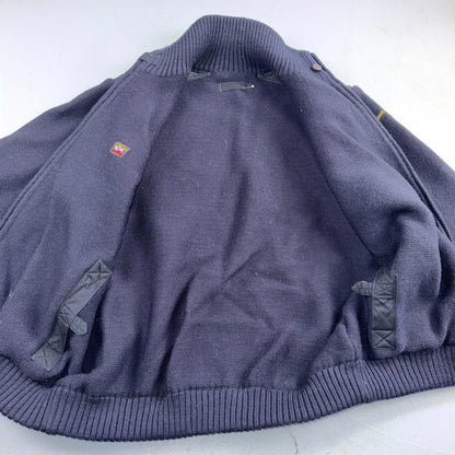 Paul & Shark Yachting Wool Revesible Heavy Jacket Removable Sleeves Italy Vest