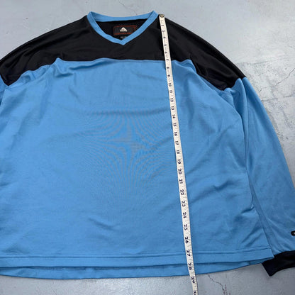 Nike ACG Base Layer Shirt XL Black Blue Comfort & Durability Outdoor Y2K 90s