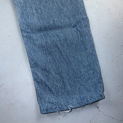 Levis 501 Vintage 90s USA XX Straight Leg Jeans Blue Light Wash 34x30 Act 33x26
