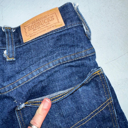 VTG 70s Sears Roebucks Jeans 34x30 Mens USA Rockabilly Dark Rockabilly Scovill