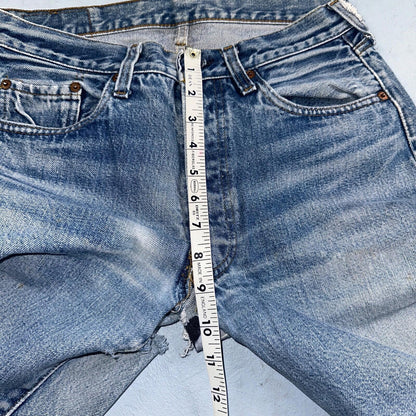 Levis 501 Vintage 80s Redline Selvedge USA XX Jeans Light Wash 1980s Act 28x32