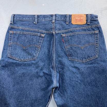 Levis 501 Vintage 80s USA XX Straight Leg Jeans Blue Dark Wash 40x34 Act 38x30