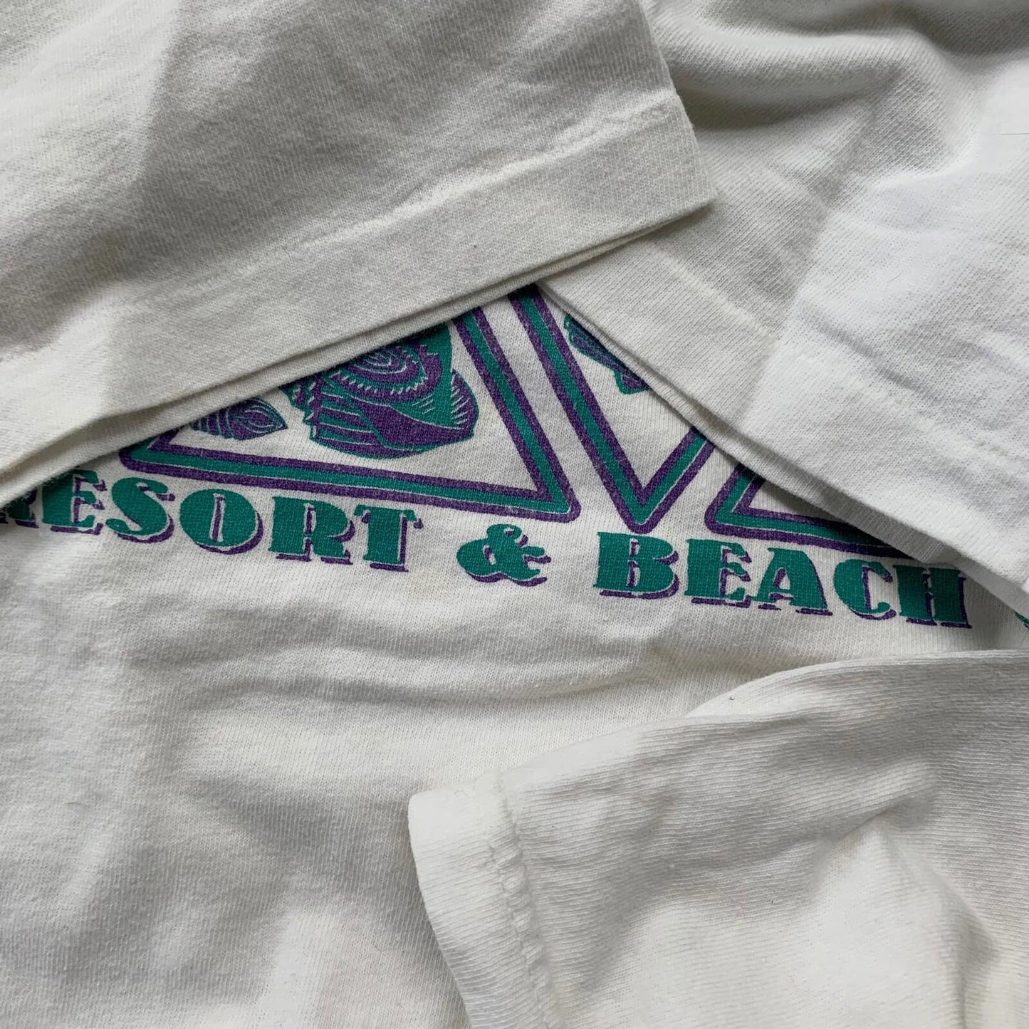 Florida Summer Vintage T Shirt 90s Beach Shell Disney Land Travel Rap Music Cute