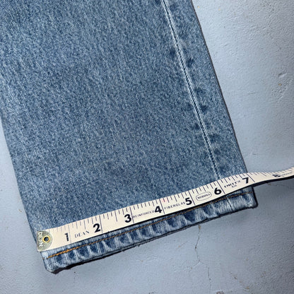 Levis 501 Vintage 90s Y2K XX Straight Leg Jeans Blue Light Wash 30x34 Act 28x32