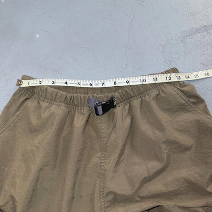 Nike ACG Shorts Mens Medium Beige Nylon Trail Hiking Outdoor Belted Vintage 90s