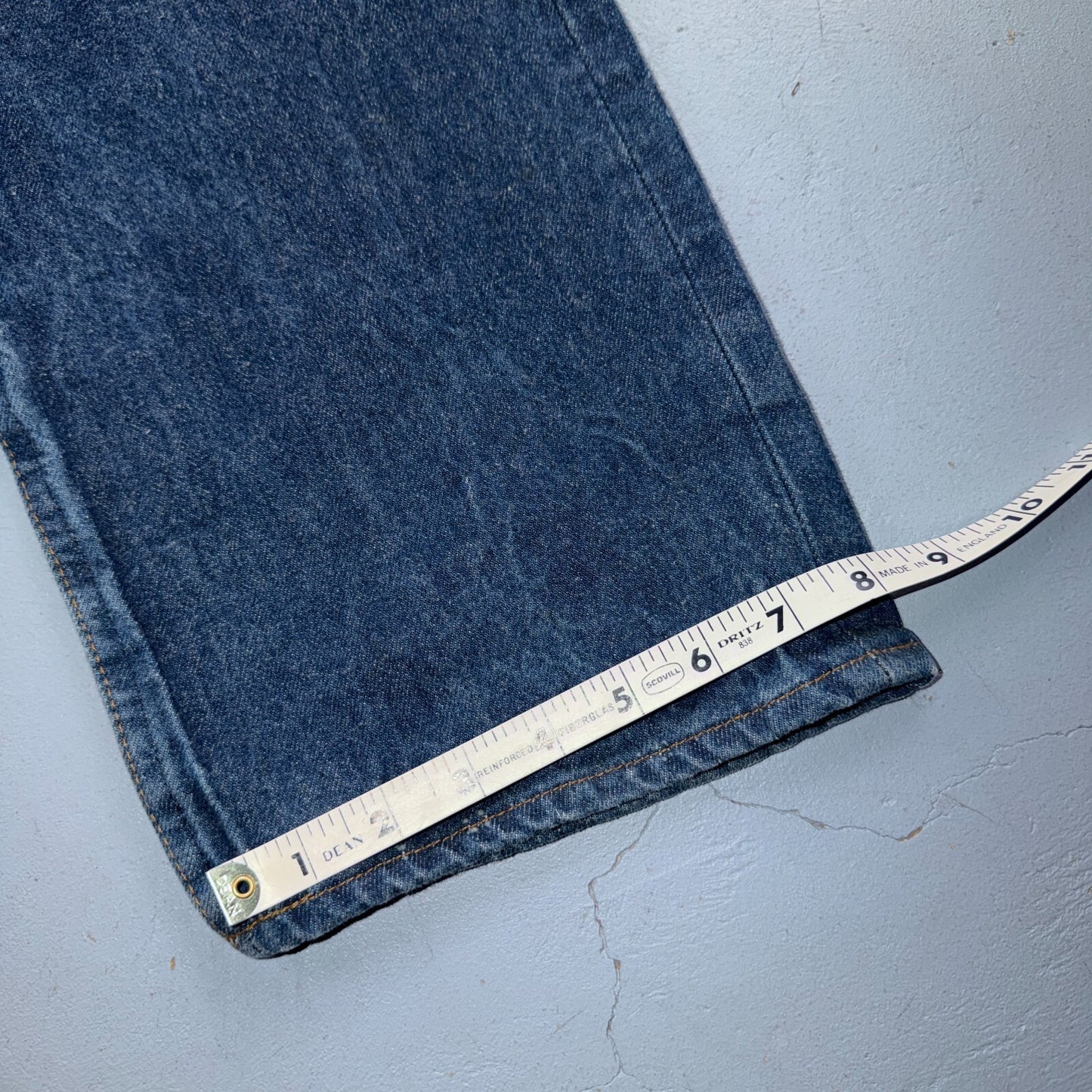 Levis 501 Vintage 80s USA XX Straight Leg Jeans Blue Dark Wash 40x34 Act 36x30