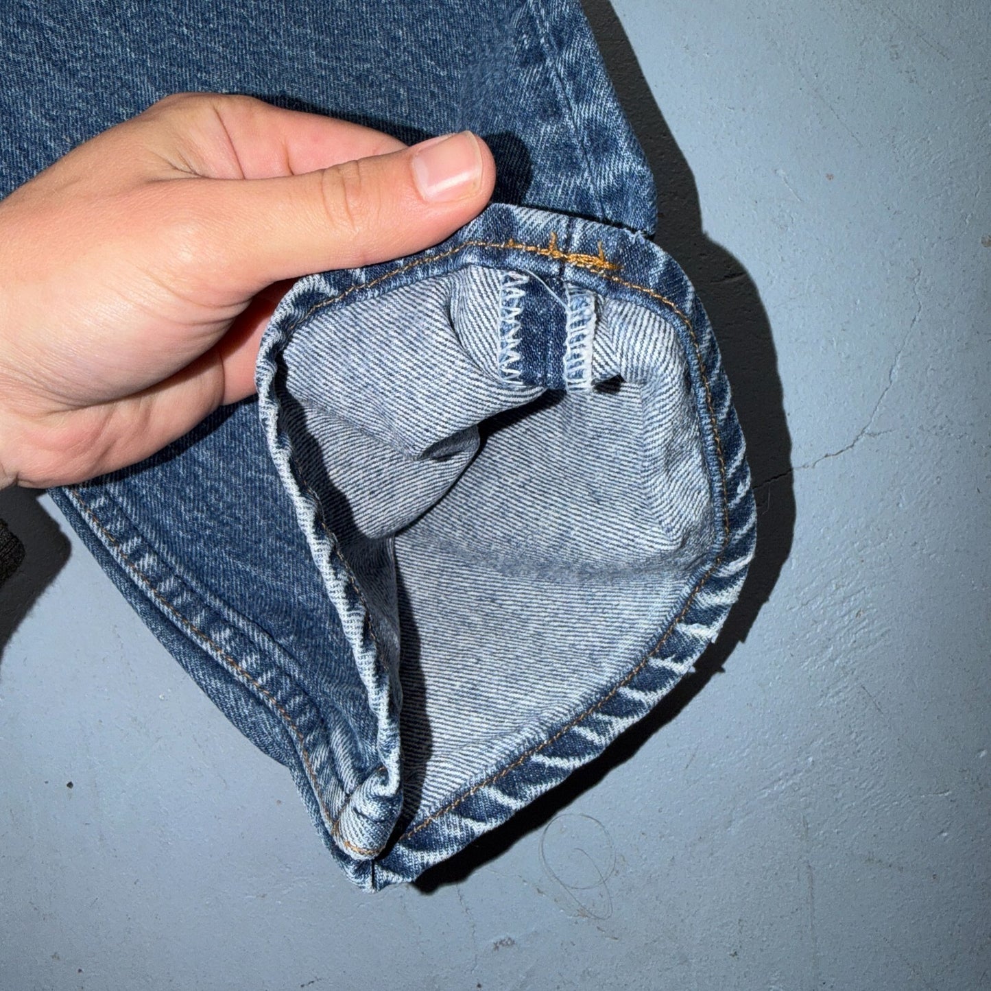 Levis 501 Vintage 80s USA XX Straight Leg Jeans Blue Light Wash 40x36 Act 36x31