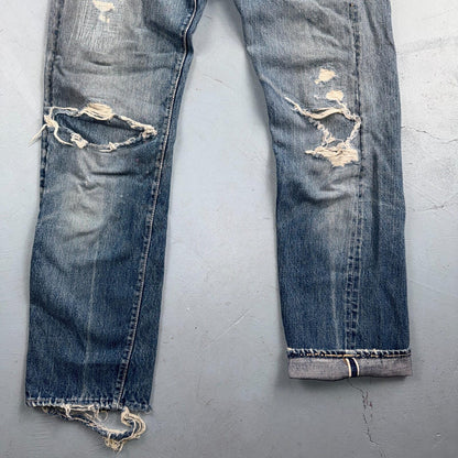 Levis 501 Big E Vintage 60s Redline Selvedge USA XX 1960s Jeans 66 Act 27x29