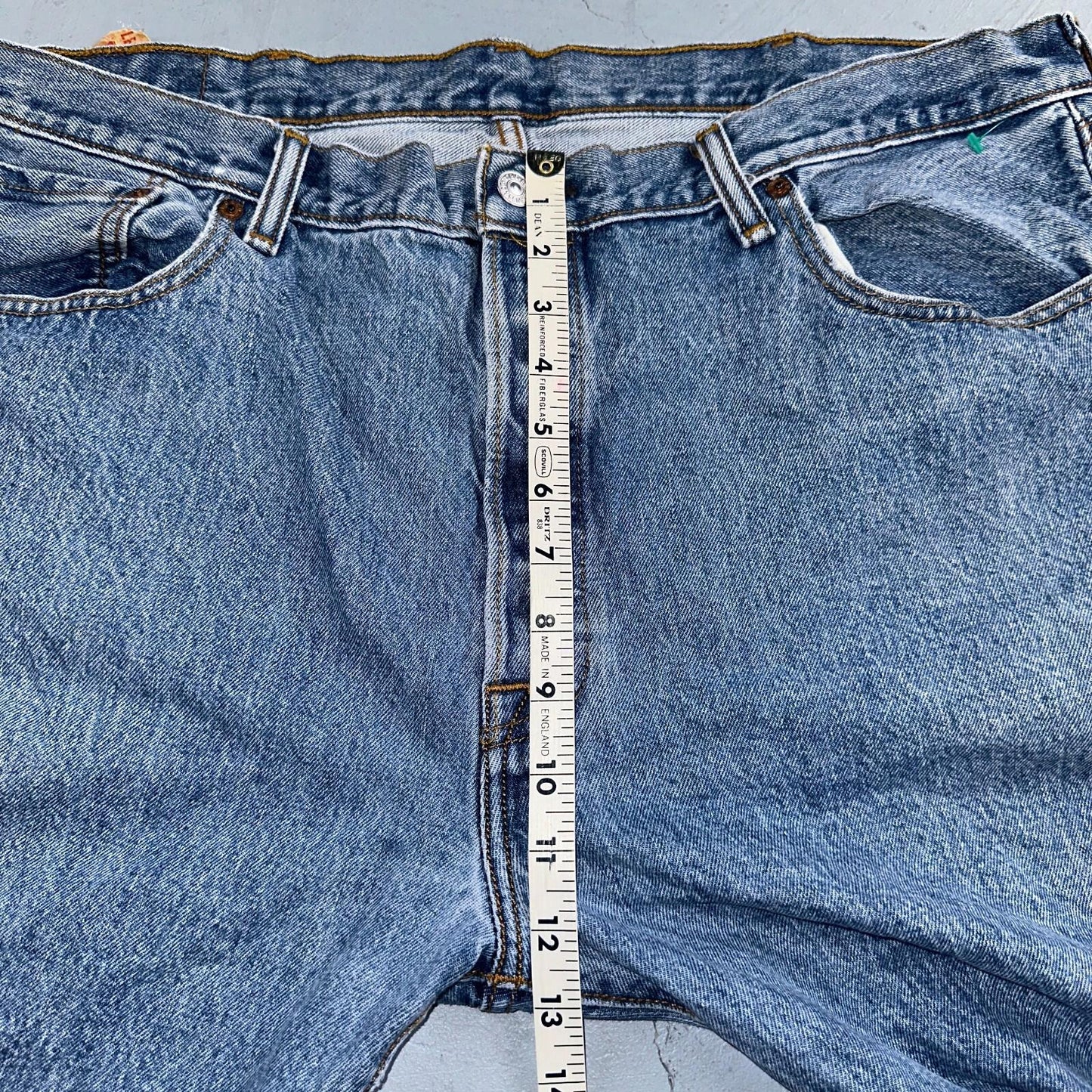 Levis 501 Y2K XX Straight Leg Jeans Blue VTG Light Wash 40x32 Act 40x30