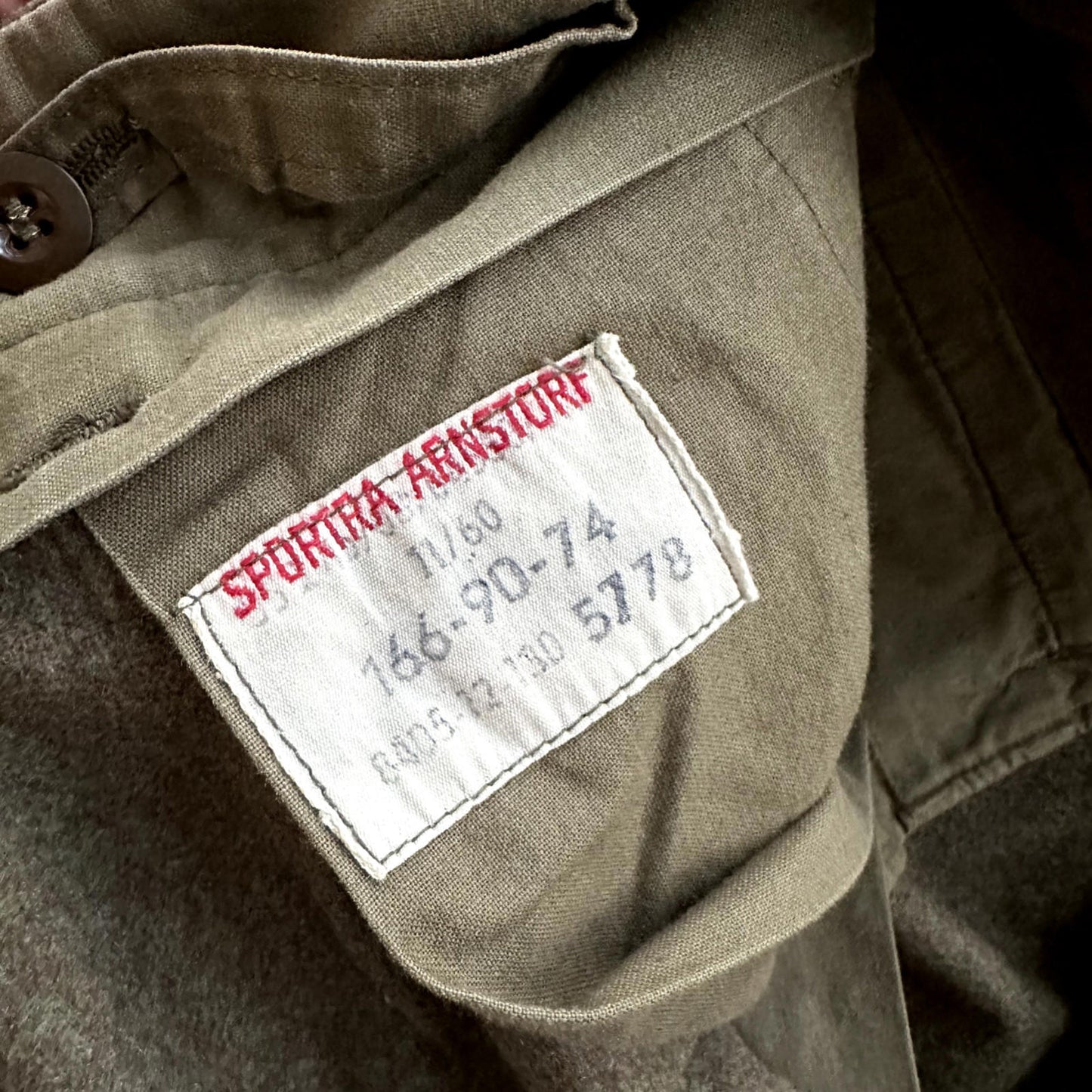 Vintage Sportra Arnstorf German Military Wool 60s 1960s Cargo p WWII Pants 33x28