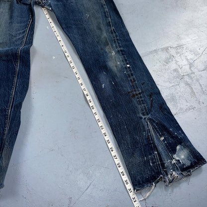 Levis 501 VTG 70s SS Redline Selvedge Jeans XX Thrashed Boot Cut Act 30x31