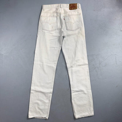 Levis 501 Vintage 90s USA XX Straight Leg Jeans Blue Light Wash 31x34 Act 29x33